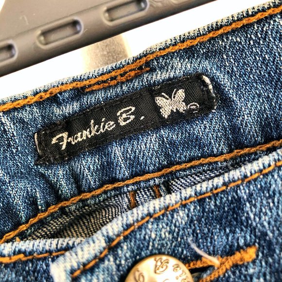 Frankie B Rare Front Pocket Flare / Wide Leg Jeans - Picture 3 of 9